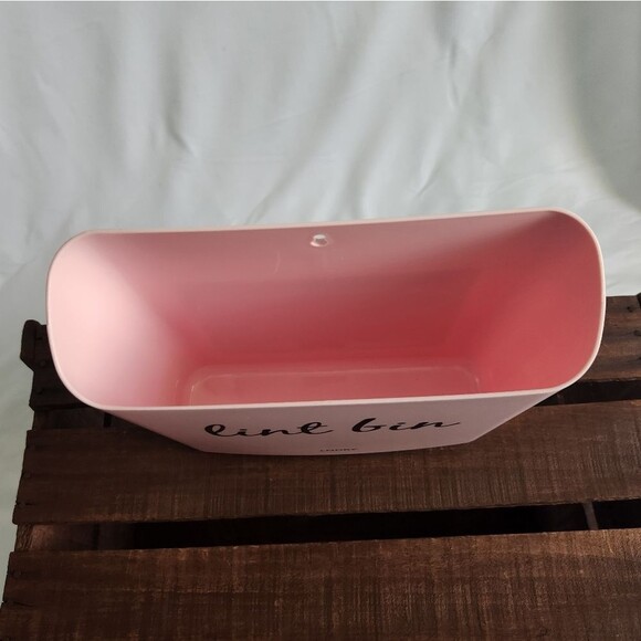 Lint Bin by LNDRY (Color Pink) Magnetic Laundry Plastic Lint Bin NEW - Picture 3 of 5